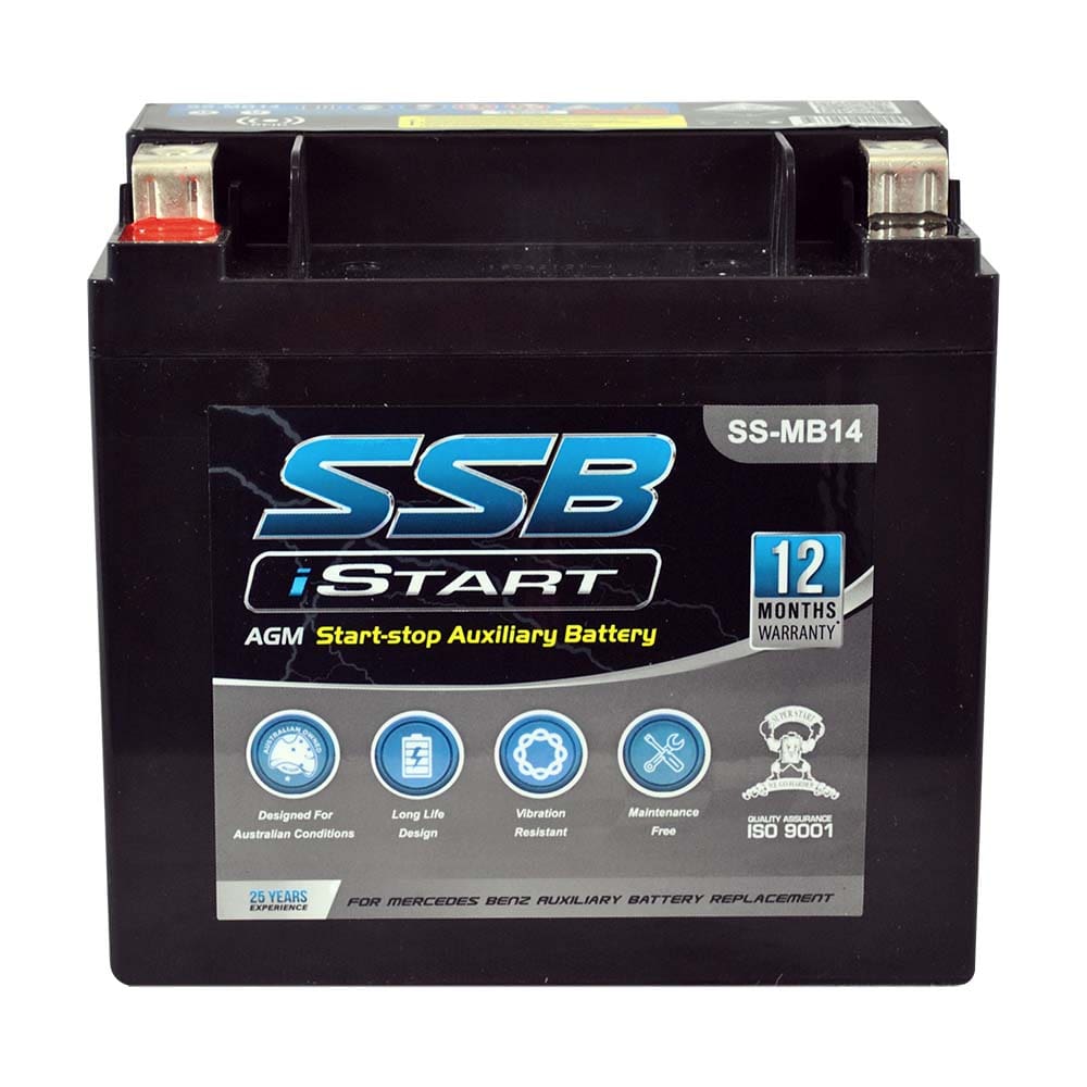SSB SS-MB14 (Merc) iStart Start Stop AGM Battery