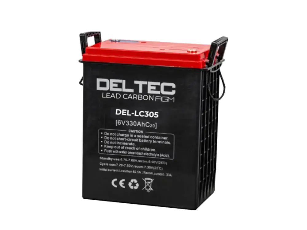 DELTEC 6V 330Ah Lead Carbon AGM